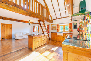 Kitchen/dining room with mezzanine floor- click for photo gallery